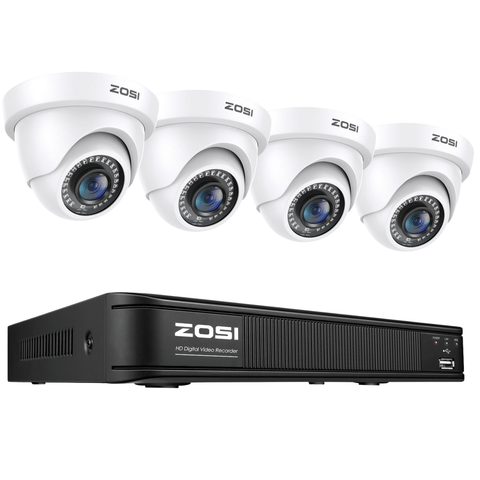 C419 2MP 8 Channel HD-TVI Security System  + Optional 1TB/2TB Hard Drive