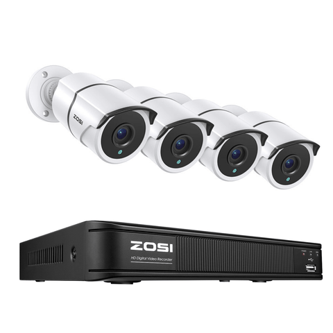 C261 2MP 8CH CCTV Security System with One-Way Audio + Optional 1TB/ 2TB HDD