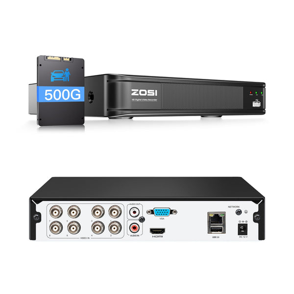 8 Channel 1080P HD Digital Video Recorder DVR (ZR08VMA/ZR08VNA)