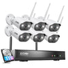 C302 3MP 8-Channel WiFi Security System +1TB/2TB Hard Drive Zosi