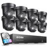 C225 4K 8 Channel Camera System + Up to 8 Cameras + 2TB Hard Drive Zosi