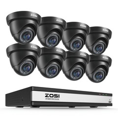 C419 16 Channel 2MP Security System + Up to 16 Cameras +Optional Hard Drive Zosi