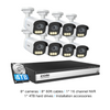 C186A 4K 8 Channel Security System with Full-Color Night + 2TB/4TB Hard Drive