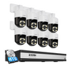 C296B 4K PTZ PoE Security System + Up to 8 Cameras + 2TB / 4TB Hard Drive