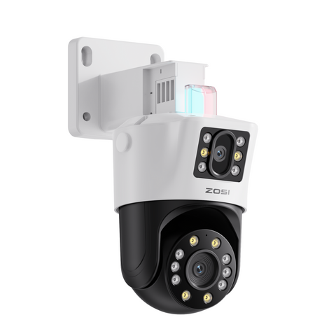 C298 Dual-Lens PT PoE Add-on Camera