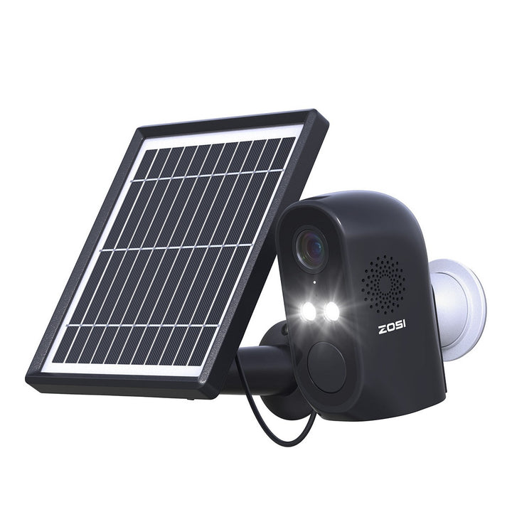 C1 Pro 3MP Wireless Security Camera with Solar Panel + Max 128GB Local Storage Zosi