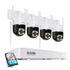 C296 5MP Wi-Fi 6 Pan Tilt Security Camera System + 5MP 8 Channel NVR with 1TB HDD Zosi