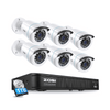 C106 1080P 8 Channel Wired DVR Security System + 1TB Hard Drive Zosi