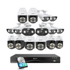 C182/C225/C296 4K 16CH(32CH Expandable) PoE Security System + 4TB Hard Drive Zosi