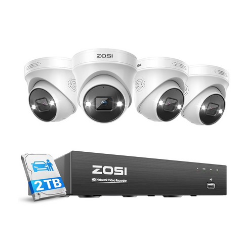 C225 4K 8 Channel Camera System + Up to 8 Cameras + 2TB Hard Drive