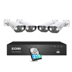 C182 4K 8 Channel Camera System + Up to 8 Cameras + 2TB Hard Drive