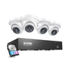 C429 5MP Security Camera System + 4K 8CH PoE NVR + 2TB Hard Drive