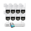 C296 4K 8MP Wi-Fi 6 Security Camera System + 8CH NVR with 1TB HDD Zosi