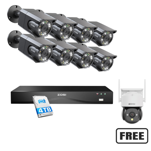C105 4K 32-Camera Capable Security System + 4TB Hard Drive