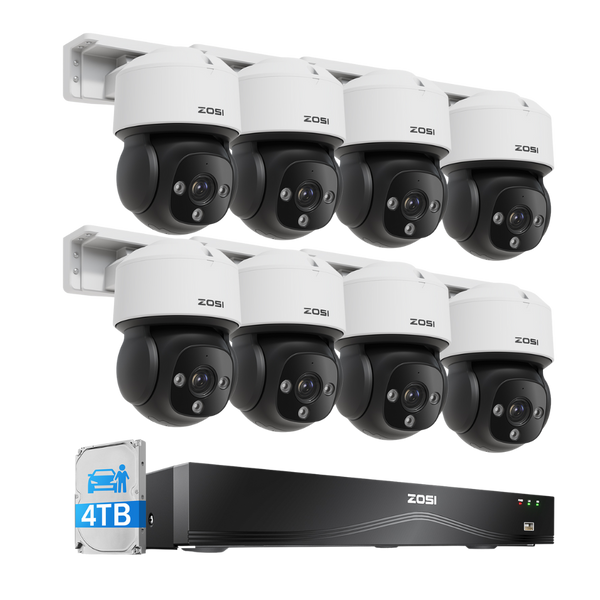 C290 4K 16 Channel PoE Security System(32 Camera Capable) + 4TB Hard Drive