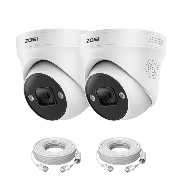 C225 4K PoE Camera with Starlight Night Vision + 60ft Ethernet Cable