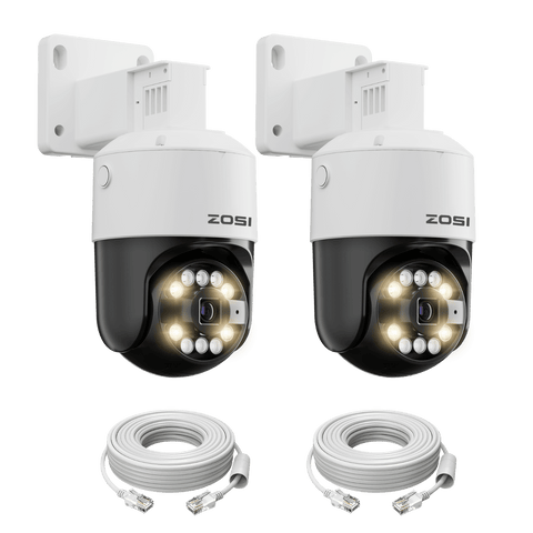 C296B 2pack/4pack 4K UHD PTZ PoE Camera + 60ft Ethernet Cable