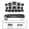C186A 4K 16 Channel True Color Night Security System + 4TB/8TB + 2-Bay PoE NVR