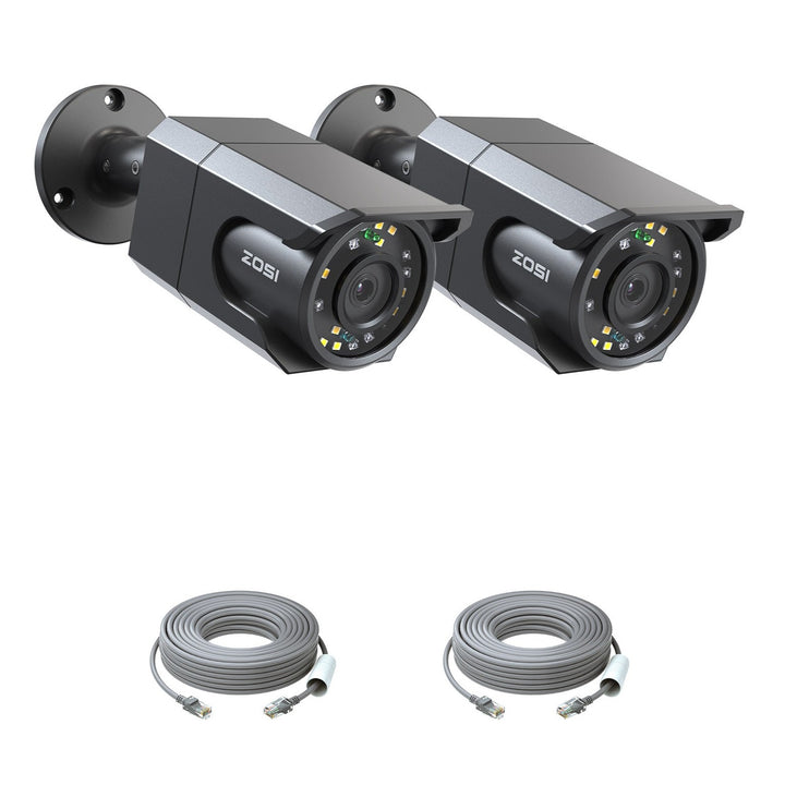 C105 4K Add-on PoE Camera + 60ft Ethernet Cable Zosi