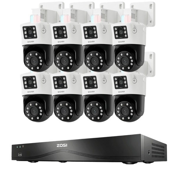 【Pre Sale】C298Max 10MP Dual-Lens PT PoE Security System(5MP+5MP) + 16CH 4K PoE NVR