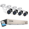 C211 1080P Security Camera System + 8 Channel DVR + Optional 2TB Hard Drive Zosi