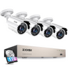 C211 1080P Security Camera System + 8 Channel DVR + Optional 2TB Hard Drive Zosi