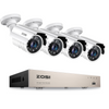 C211 1080P Security Camera System + 8 Channel DVR + Optional 2TB Hard Drive Zosi