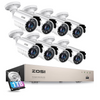 C211 1080P Security Camera System + 8 Channel DVR + Optional 2TB Hard Drive Zosi