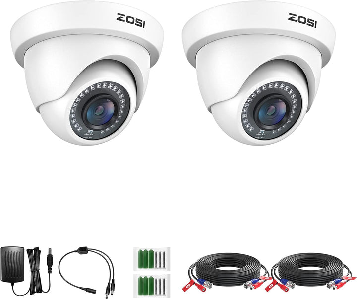 C419 2pack/4pack 1080P Analog CVBS Security Camera + 60ft BNC (ZG4192B) Zosi