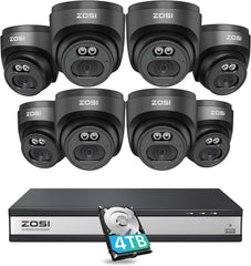 C220 4MP Security Camera System + 4K 16 Channel PoE NVR + 4TB Hard Drive