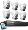 C225 5MP PoE Camera System + 4K 8CH PoE NVR + 2TB Hard Drive Zosi