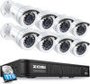 C106 1080P 8 Channel Wired DVR Security System + 1TB Hard Drive Zosi