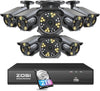 C105 4K 8 Channel Security System + Up to 8 Cameras + 2TB Hard Drive Zosi