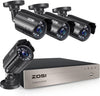 C211 1080P Security Camera System + 8 Channel DVR + Optional 2TB Hard Drive Zosi