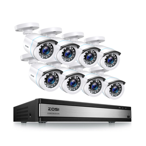 C106 16 Channel 1080P CCTV Camera System + Up to 16 Cameras + Optional Hard Drive