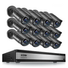 C261 1080P 16 Channel Security System + Up to 16 Cameras + 2TB/4TB Hard Drive Zosi