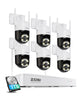 C296 5MP Wi-Fi 6 Pan Tilt Security Camera System + 5MP 8 Channel NVR with 1TB HDD Zosi