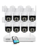 C296 5MP Wi-Fi 6 Pan Tilt Security Camera System + 5MP 8 Channel NVR with 1TB HDD Zosi