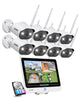 C302 3MP 8-Channel WiFi Security System +1TB/2TB Hard Drive Zosi