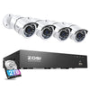 C261 5MP Security System + 4K 8-Channel PoE NVR +  2TB Hard Drive