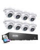 C429 5MP Security Camera System + 4K 8CH PoE NVR + 2TB Hard Drive