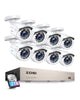 C106 1080P 8 Channel Wired DVR System + Optional 2TB Drive Zosi