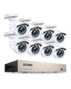 C106 1080P 8 Channel Wired DVR System + Optional 2TB Drive Zosi