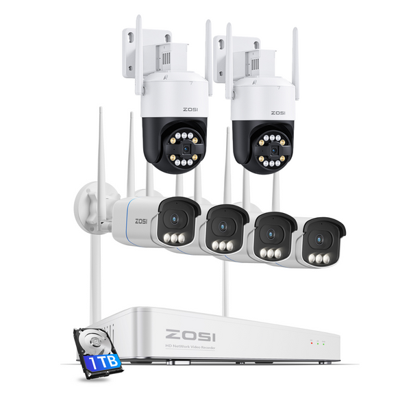 C186A 4K WiFi-6 Wireless Camera System + C296B 4K PT Camera