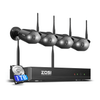 C302 3MP 8 Channel WiFi-6 Security Camera System + Up To 2TB HDD Local Storage