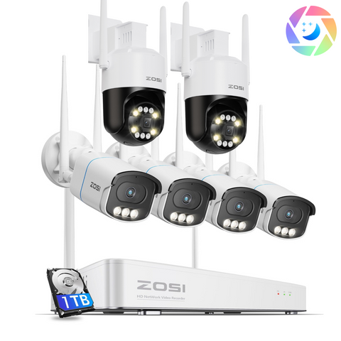 C186A 4K WiFi-6 Wireless Camera System + C296B 4K PT Camera