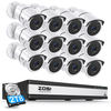 C261 1080P 16CH HD-TVI Security System with Audio + Up to 16 Cameras + 2TB/4TB Hard Drive