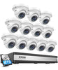 C429 5MP PoE Camera System + 16 Channel 4K PoE NVR + 4TB Hard Drive Zosi