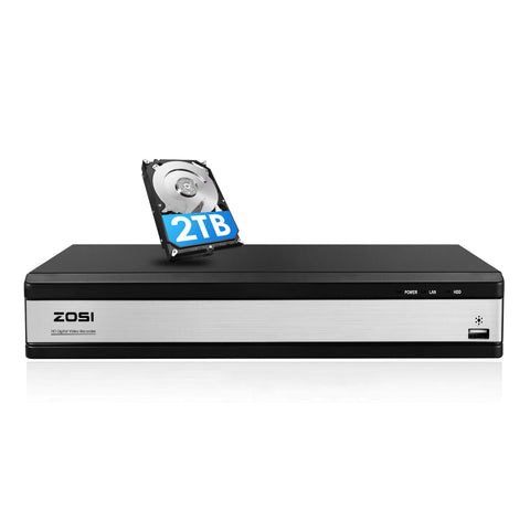 16 Channel 1080P HD Digital Video Recorder DVR + Optional 2TB/4TB HDD