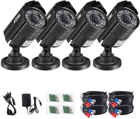 C211 2pack/4pack 1080P Bullet Security Cameras + 60ft BNC (ZG2112B)